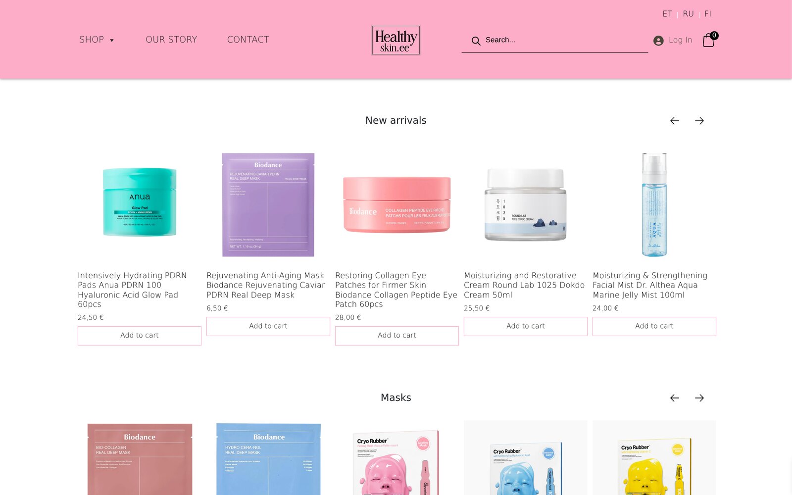 Healthyskin — website by iweb.eu
