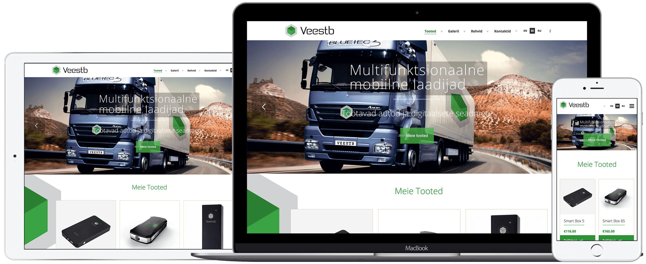 Veestb Online Store for Mobile Charging Devices by iWeb